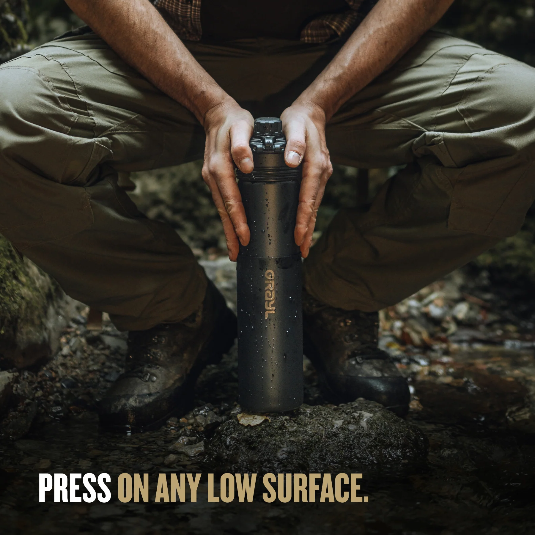 24oz GeoPress® Ti Purifier - Black - Image 5